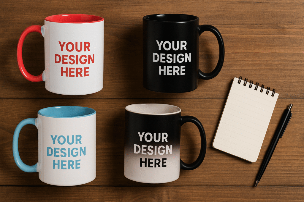 Custom coffee mugs printing variety in Gorakhpur
